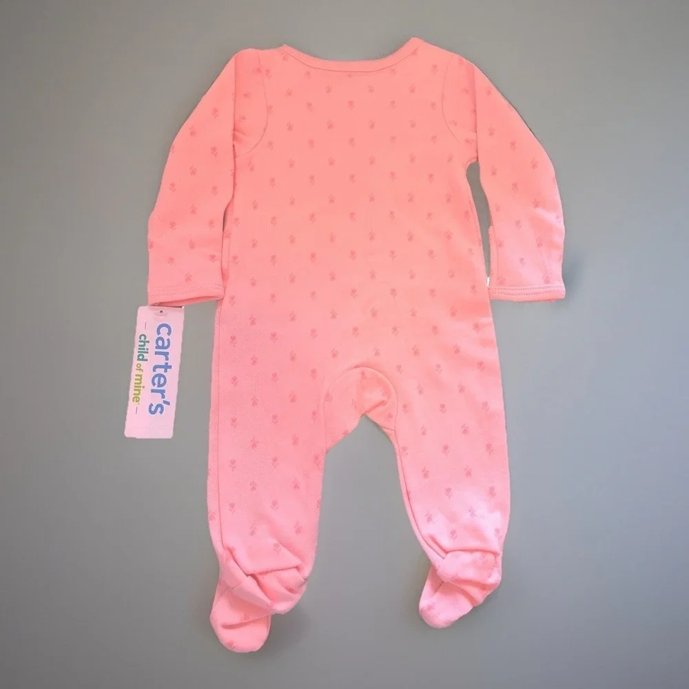 Carter's Child of Mine Preemie Girl Sleepsuit in Pink